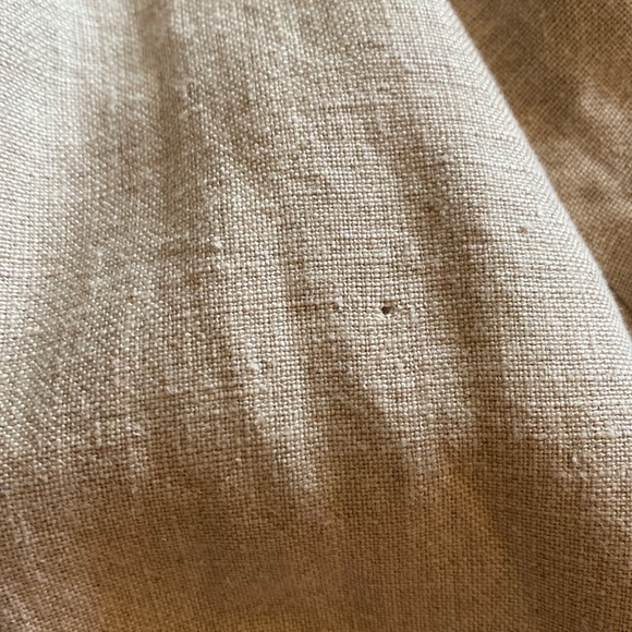 L.L. bean linen blazer size 14 oatmeal color - Picture 11 of 11
